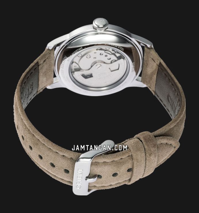 Orient Classic RA-AC0M12L Bambino 38 Automatic Navy Blue Dial Nubuck Leather Strap (JDM)