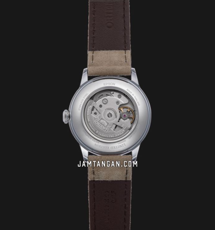 Orient Classic RA-AC0M12L Bambino 38 Automatic Navy Blue Dial Nubuck Leather Strap (JDM)