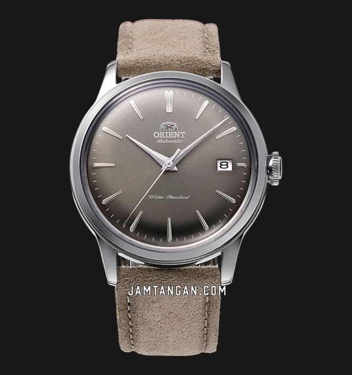 Orient Classic RA-AC0M13N Bambino 38 Automatic Grey Dial Brown Leather Strap (JDM)