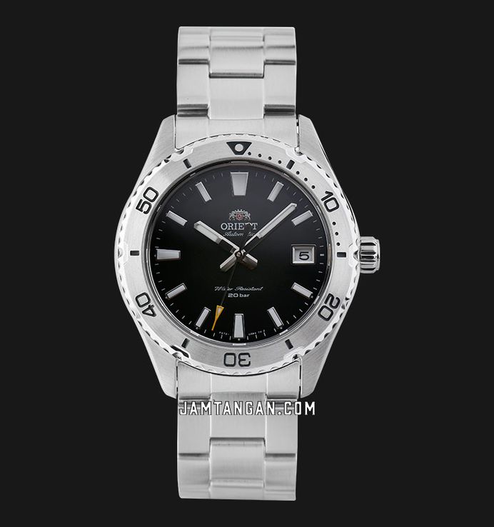Orient Mako 40 RA-AC0Q01B Automatic Men Black Dial Stainless Steel Strap