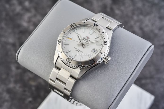 Orient Mako 40 RA-AC0Q03S Men Silver Dial Stainless Steel Strap