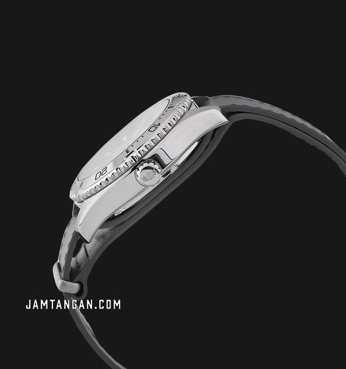 Orient Mako 40 RA-AC0Q07V Men Lilac Dial Grey Leather Strap