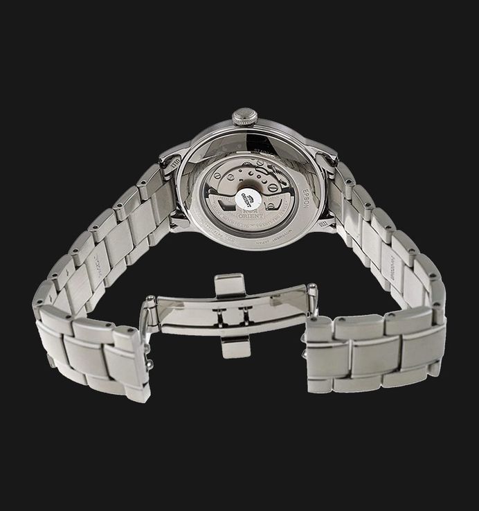 Orient Helios RA-AG0027Y Automatic Men Open Heart Red Dial Stainless Steel Strap