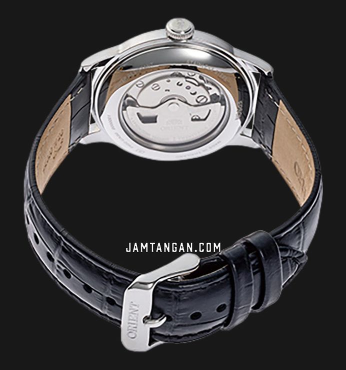Orient Classic RA-AP0101B Bambino 38 Small Seconds Automatic Black Dial Black Leather Strap