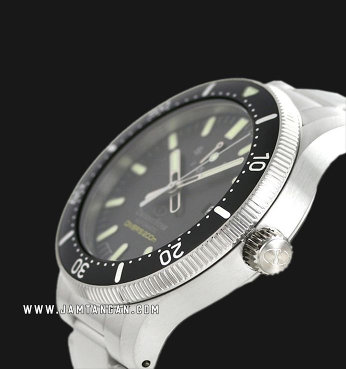 Orient Star RE-AU0301B Automatic Sports Diver Men Black Dial Stainless Steel Strap