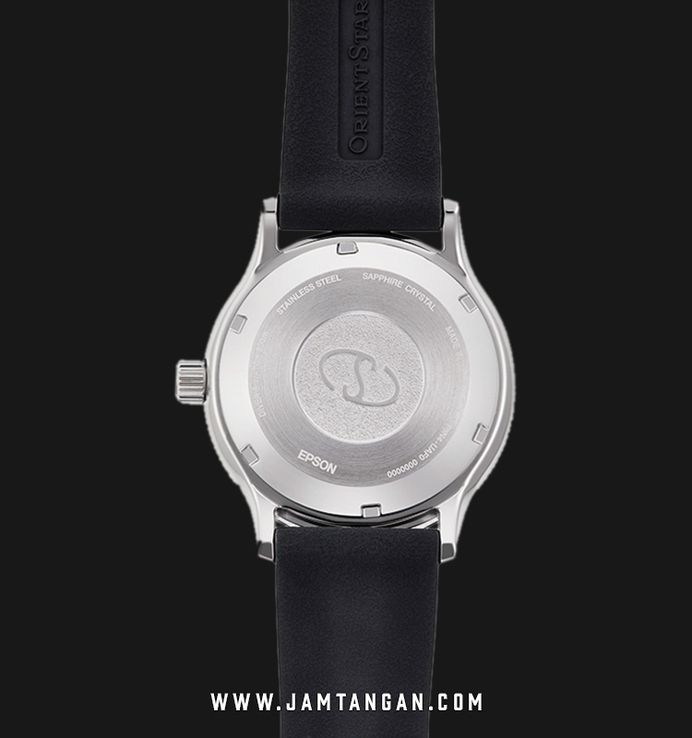 Orient Star RE-AU0303B Automatic Men Black Dial Black Silicone Strap