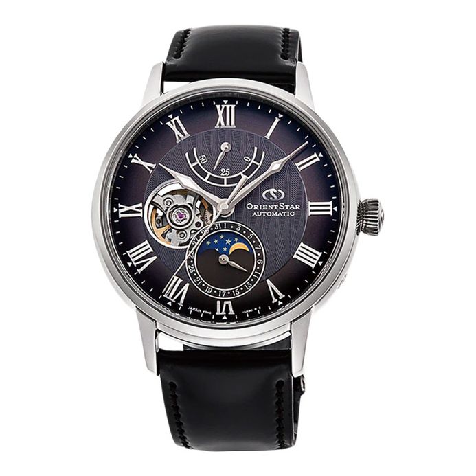 Moon Orient Automatic Black Orient Star RE-AY0107N Mechanical M45