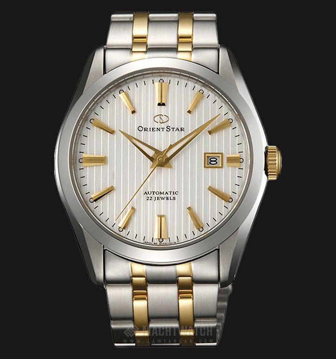 Orient Star SDV02001W Automatic White dial Dual Tone Stainless Steel Strap