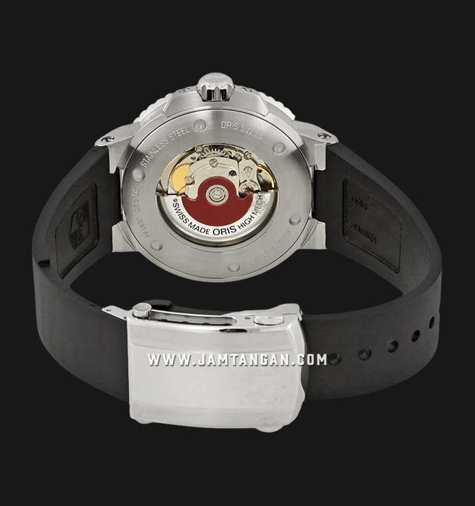 Oris Aquis 01-733-7730-4134-07-4-24-64EB Black Dial Black Rubber Strap