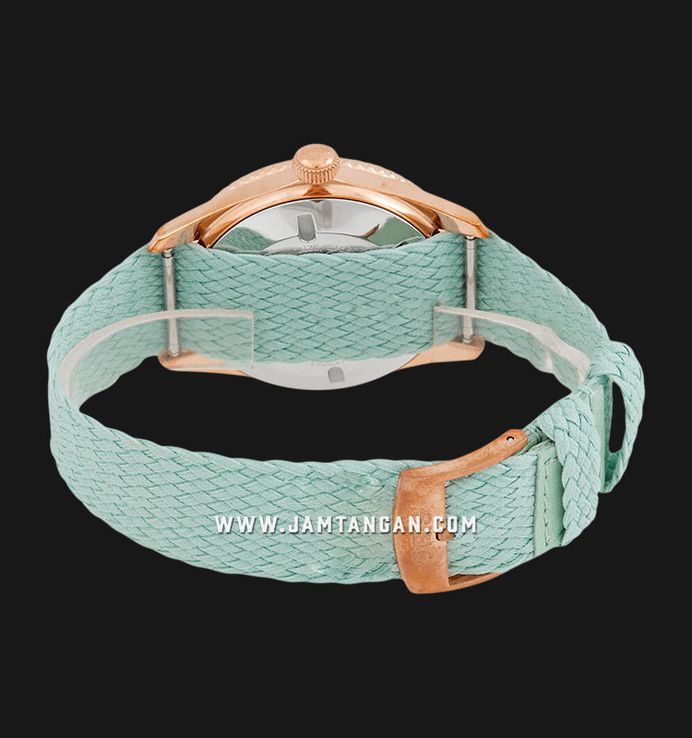 Oris Divers Sixty-Five 01-733-7771-3157-07-3-19-03BRS Cotton Candy Green Dial Green Nylon Strap