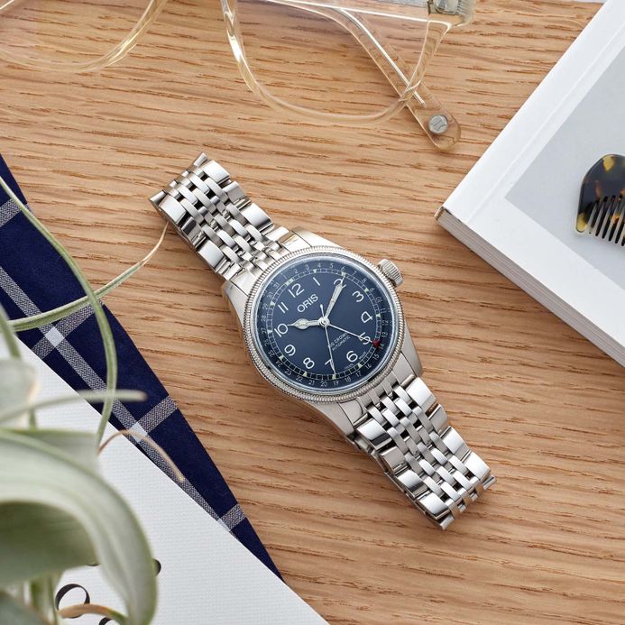 Oris Big Crown Pointer Date 01-754-7741-4065-07-8-20-22 Men Blue