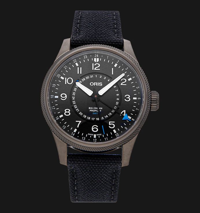 Oris ProPilot 01-798-7768-4284-SET 57TH Reno Air Races Black Dial Textile Strap LIMITED EDITION 