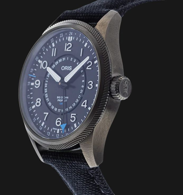 Oris ProPilot 01-798-7768-4284-SET 57TH Reno Air Races Black Dial Textile Strap LIMITED EDITION 
