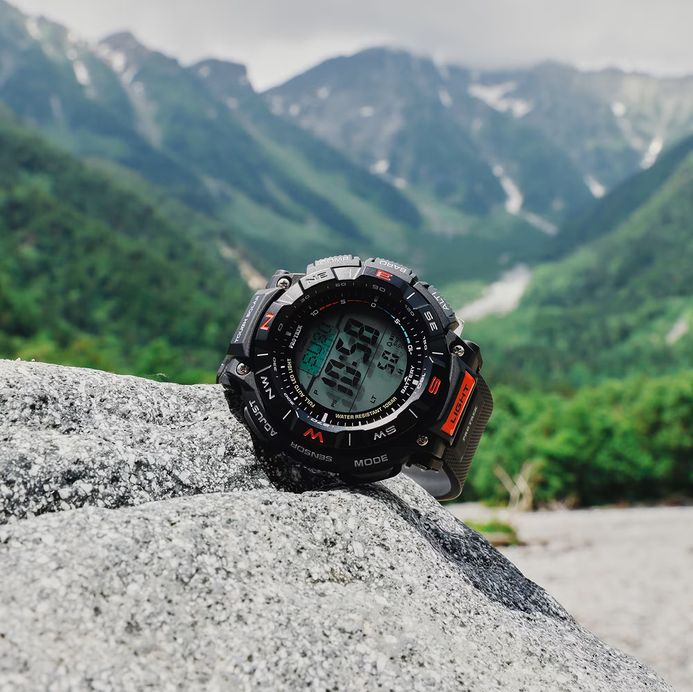 PRO TREK Tough Solar デジタル腕時計 Jam Tangan Casio Protrek G Shock Tough Solar Battery Casio Pro