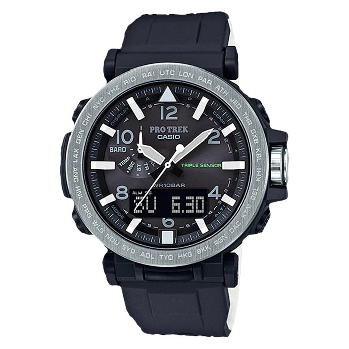 Casio Pro Trek PRG-650-1 PRG-650-1DR Tough Solar Black Digital 