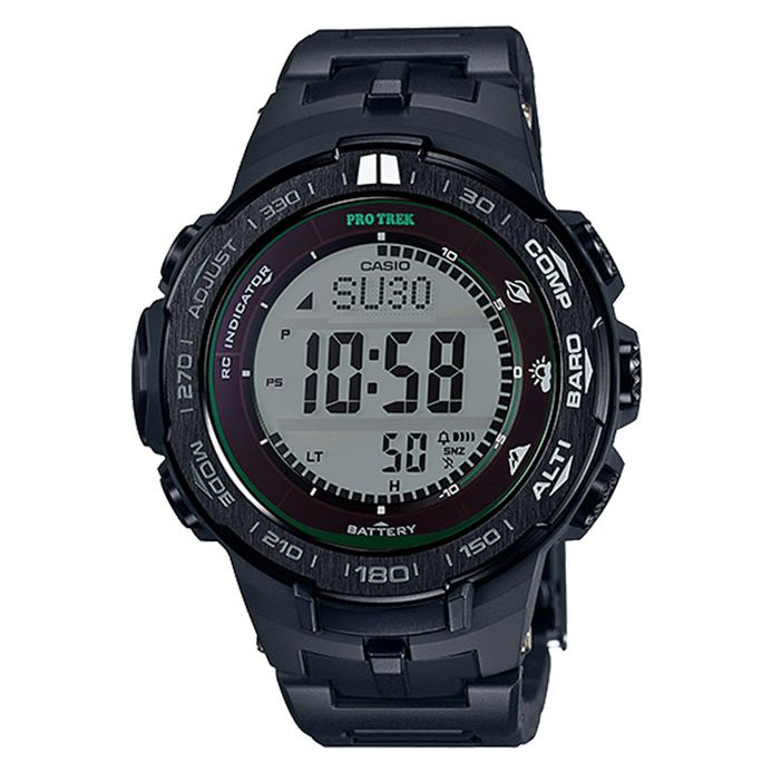 Casio Pro Trek PRW-3100FC-1DR Tough Solar Resin Band Wave Ceptor 100M WR