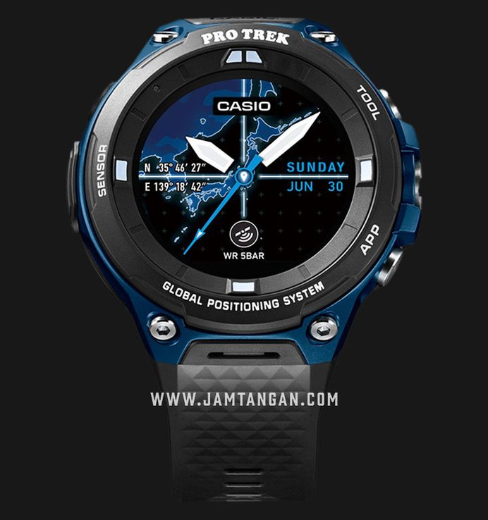Casio Pro Trek Smart WSD-F20A-BU Indigo Blue Resin Strap Smart  