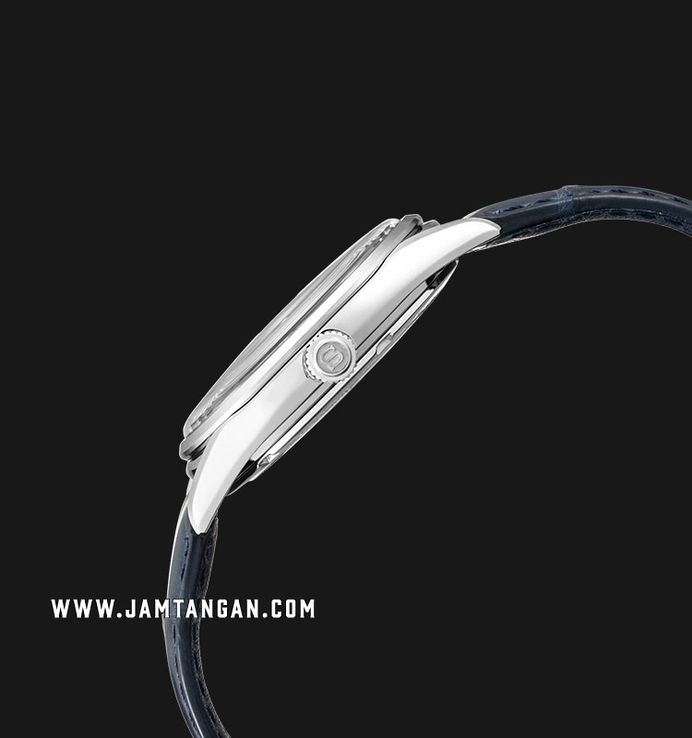 Seiko Presage SJE077J1 Craftsmanship Dark Blue Enamel Dial Dark Blue Leather Strap