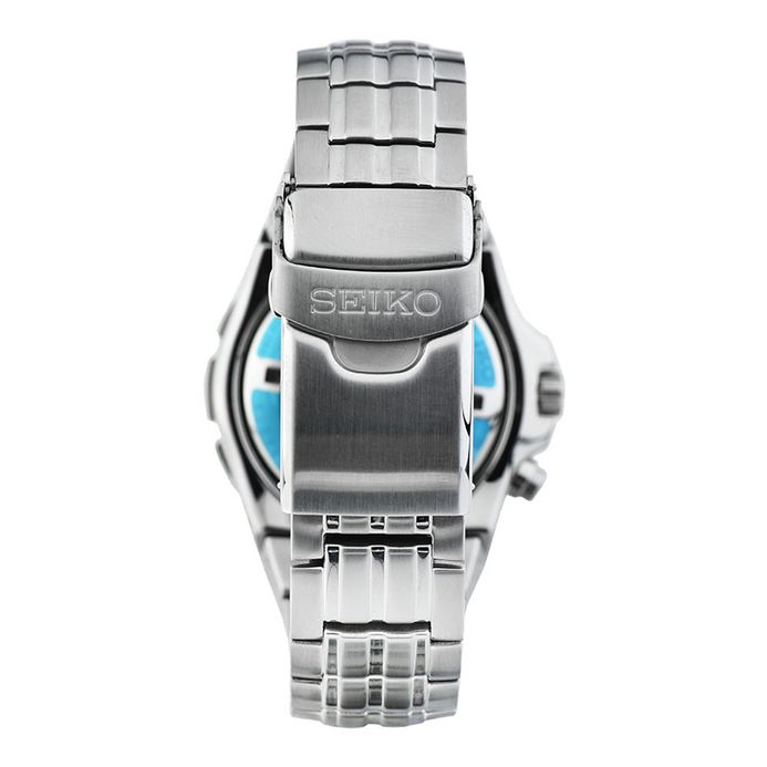 Seiko Kinetic SKA445 SKA445P1 Black Dial Stainless Steel Strap