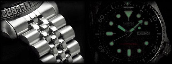 Seiko SKX007 SKX007K2 Automatic Divers 200M Black Dial