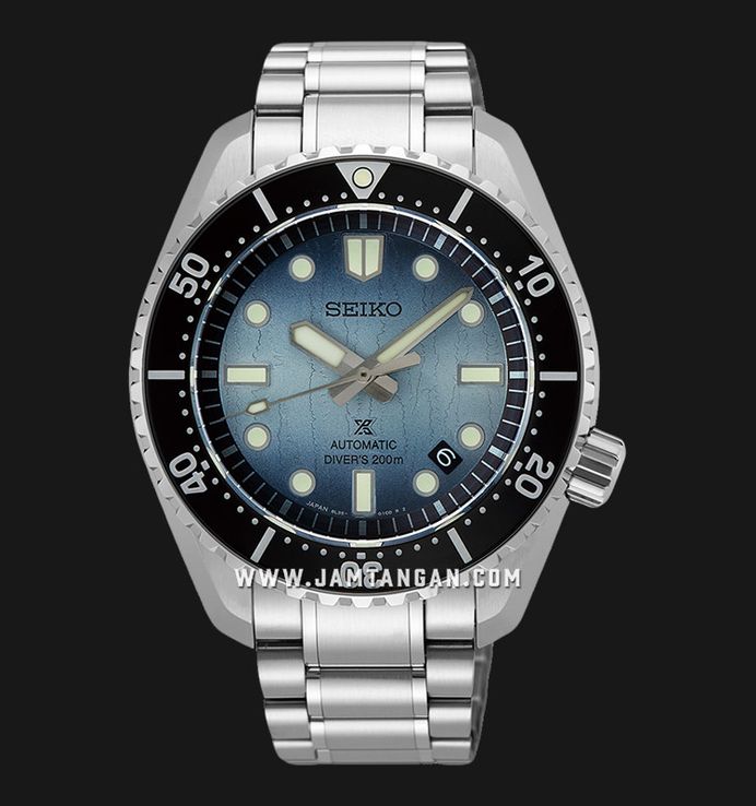 Seiko Prospex SLA073J1 Cave Diving 1968 Modern Re-interpretation Gradated Blue Dial St Steel Strap