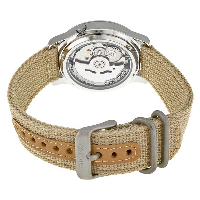 Seiko SNK803 SNK803K2 Automatic 21 Jewels Beige Military Nylon