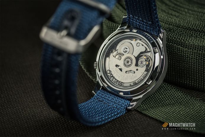 Seiko 5 SNK807 SNK807K2 Automatic 21 Jewels Blue Military