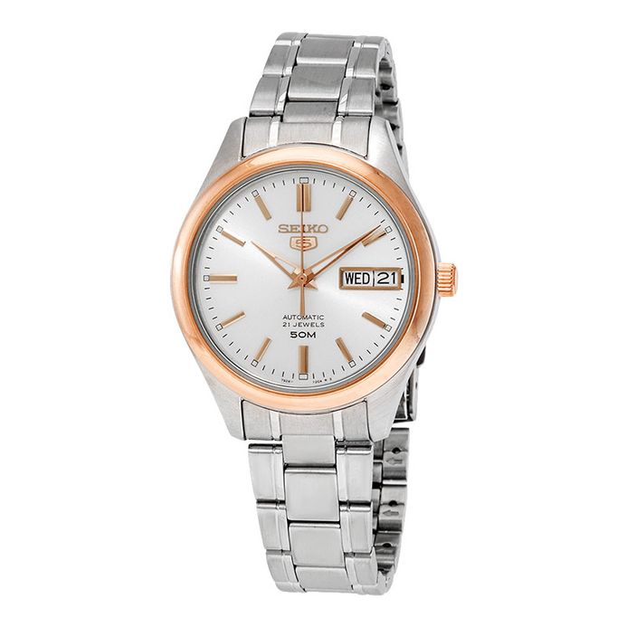 Seiko Sports SNK882 SNK882K1 Automatic White Dial Stainless