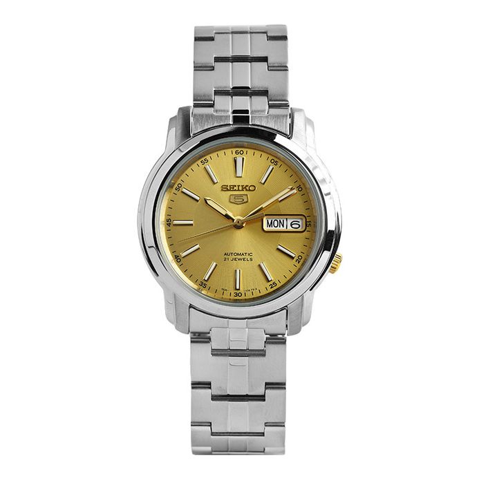 Seiko Sports SNKL81 SNKL81K1 Automatic Champagne Dial Stainless