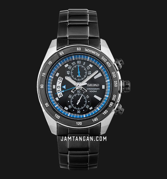 Jam tangan seiko chronograph 100m best sale
