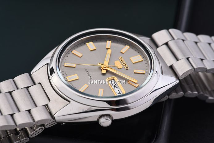 Seiko Sports SNXS75K1 Automatic Grey Dial Stainless Steel Strap