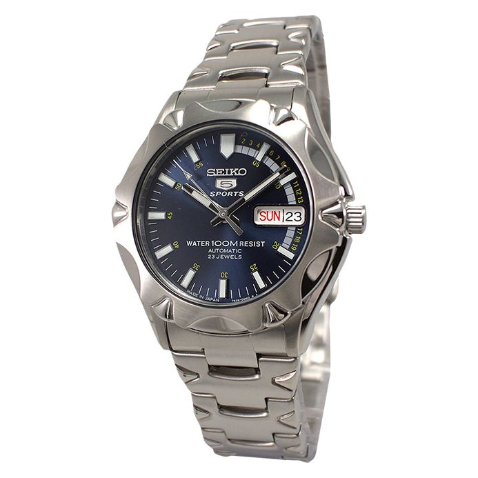 Seiko Sports SNZ447 SNZ447J1 Automatic 23J Blue Dial Stainless