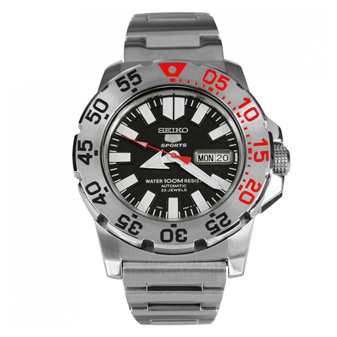 Stainless Steel Seiko Sports Automatic Monster Men's Stainless