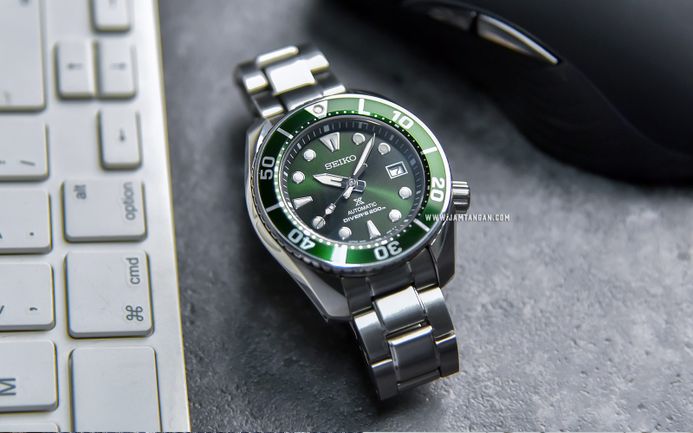 Seiko Prospex SPB103J1 Sumo Hulk Green Dial Stainless Steel Strap