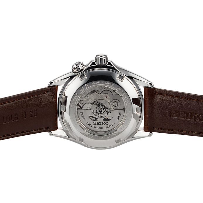 Seiko Prospex SPB121 SPB121J1 Alpinist Green Dial Brown Leather