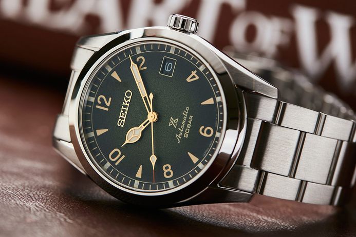 Seiko Prospex SPB155J1 Baby Alpinist Automatic Green Dial Stainless Steel Strap