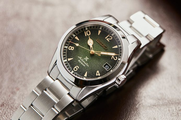 Seiko Prospex SPB155J1 Baby Alpinist Automatic Green Dial Stainless Steel Strap