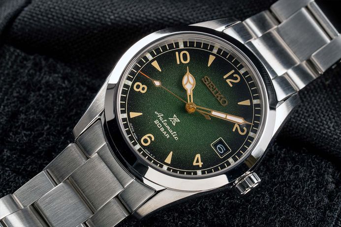 Seiko Prospex SPB155J1 Baby Alpinist Automatic Green Dial Stainless Steel Strap