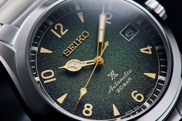 Seiko Prospex SPB155J1 Baby Alpinist Automatic Green Dial Stainless Steel Strap