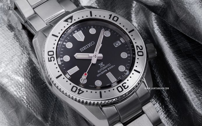 Seiko Prospex SPB185J1 Automatic Divers Men Black Dial Stainless Steel Strap