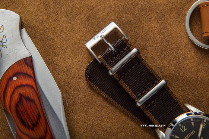 Seiko Prospex SPB211J1 Baby Alpinist Automatic Dark Brown Dial Brown Nylon Strap
