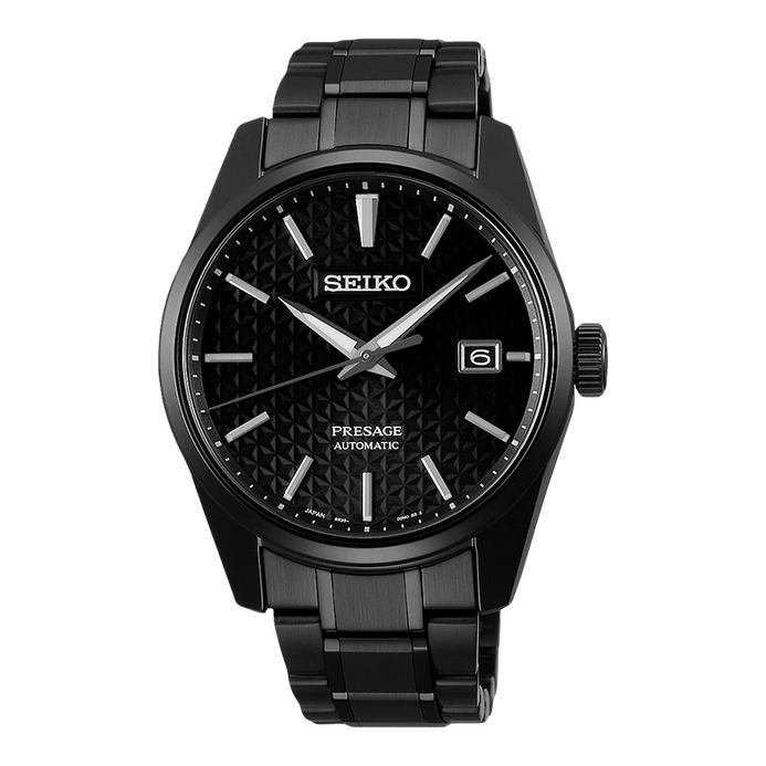 Seiko Presage SPB229 SPB229J1 Sharp Edged Automatic Black Dial