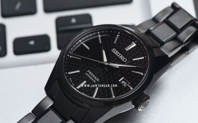 Seiko Presage SPB229 SPB229J1 Sharp Edged Automatic Black Dial