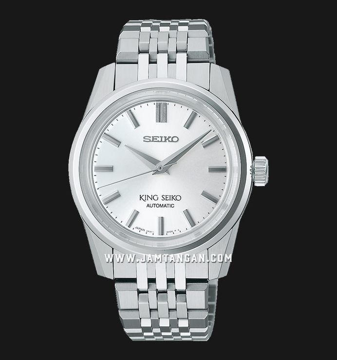 Seiko King Seiko SPB279J1 KSK Silver Sunray Dial Stainless Steel Strap