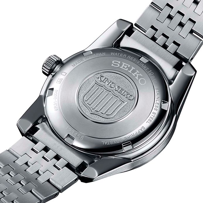 Seiko King Seiko SPB279J1 KSK Silver Sunray Dial Stainless Steel Strap