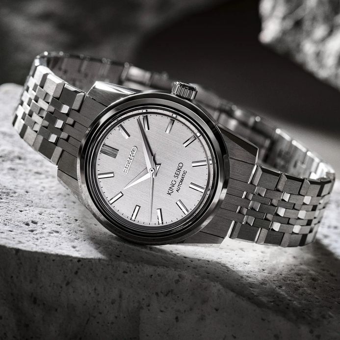 Seiko King Seiko SPB281J1 KSK Automatic Silver Dial Stainless Steel Strap