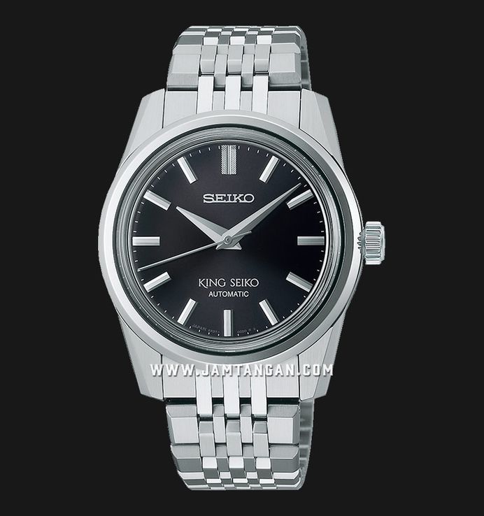 Seiko King Seiko SPB283J1 KSK Automatic Black Dial Stainless Steel Strap