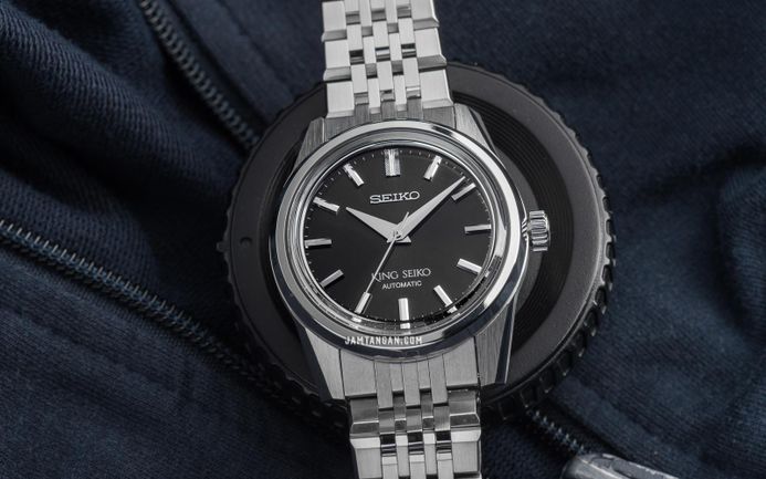 Seiko King Seiko SPB283J1 KSK Automatic Black Dial Stainless Steel Strap