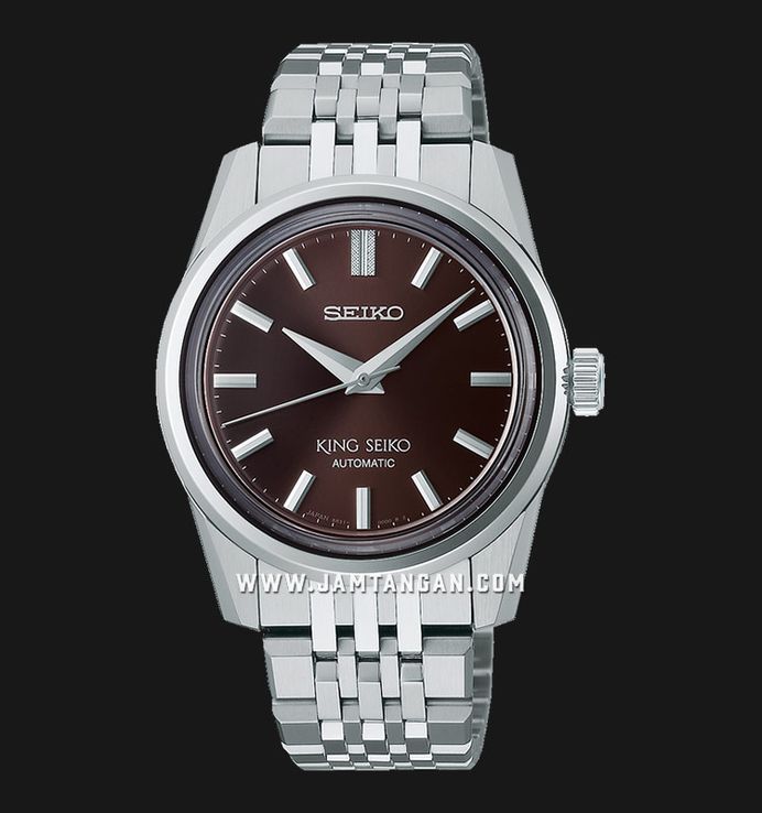 Seiko King Seiko SPB285J1 Automatic Brown Dial Stainless Steel Strap
