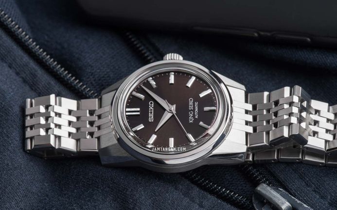 Seiko King Seiko SPB285J1 Automatic Brown Dial Stainless Steel Strap
